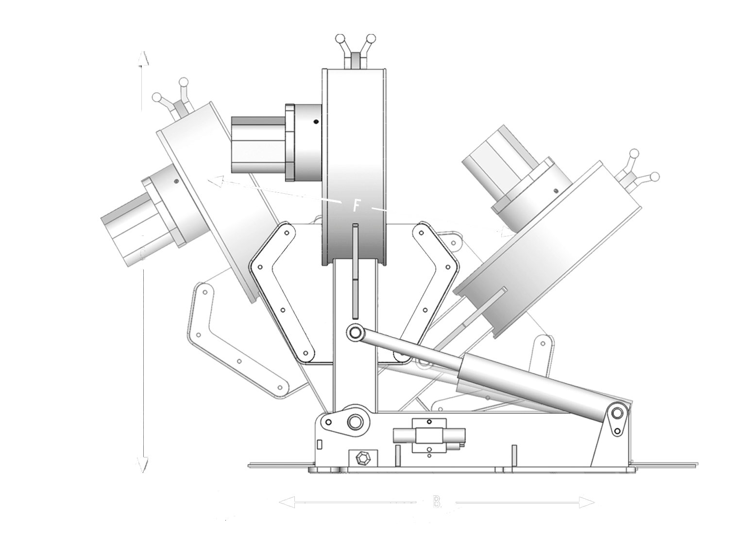 Swing Arm Stump Grinder