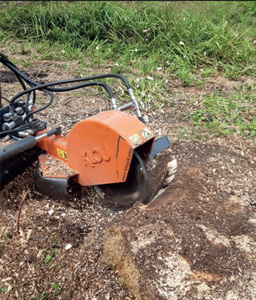 Swing Arm Stump Grinder